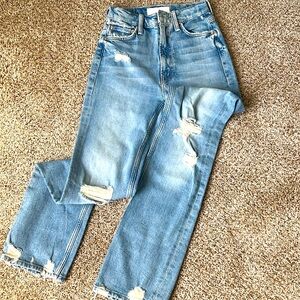 100% NEW MOTHER HIGH WAISTED RIDER SKIMP “THE CONFESSION” STRAIGHT LEG SIZE 23